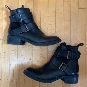 Gentle Souls leather motorcycle boots